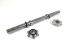 Гантельный гриф EasyFit 40 см Ø 25 мм хромированный 4695632