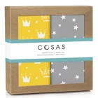 Набор пеленок Cosas Yellow Crown 2 шт