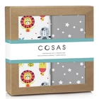 Набор пеленок Cosas Safari/Stars 2 шт