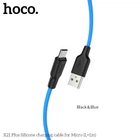 Кабель HOCO Micro USB Silicone X21 Plus | 1m, 2.4A | 4757510