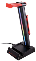 Stojak na słuchawki SureFire Vinson N1 Dual Balance Gaming RGB Black (0023942488453) - obraz 2