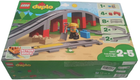 Zestaw klocków LEGO DUPLO Tory kolejowe i wiadukt 26 elementów (10872) (955555902620853) - Outlet - obraz 3