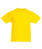 Футболка Fruit of the Loom Valueweight kids 140 Желтый (0610330K2140)