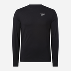 Longsleeve męski Reebok Identity Small Logo Ls Tee 100070399 L Czarny (4066763731588)