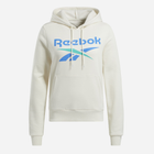 Bluza z kapturem damska ocieplana Reebok Identity Big Logo Fleece Hoodie 100205812 XL Mleczna (1200143849811) - obraz 1