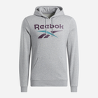 Bluza z kapturem męska ocieplana Reebok Identity Big Logo Fleece Hoodie 100206026 S Szara (1200143879672) - obraz 1