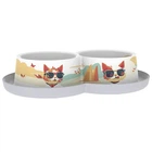 Moderna Double Trendy Dinner Indy&Louise Модерна Инди и Луиза двойная миска для котов, 2х350мл