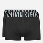 Zestaw majtek męskich typu bokserki Calvin Klein Underwear Trunk 2Pk 000NB2602A-UB1 S 2 szt Czarny (8719853379820)