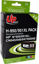 Набір картриджів UPrint H-950.951XL Pack do HP 80 мл + 3 x 25 мл Black + Cyan + Magenta + Yellow