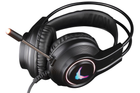 Słuchawki przewodowe gamingowe VARR Gaming RGB Headset USB 3.5 Black (VH8030) - obraz 2