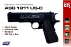 Пистолет пневматический ASG US-C Blowback (Colt 1911) кал. 4,5 мм BB - изображение 6