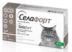 Селафорт спот-он KRKA 60 мг/1 мл, для кошек 7,6 – 10 кг, 1 пипетка