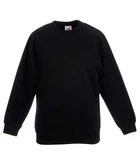 Реглан Fruit of the Loom Classic raglan sweat kids 164 Черный (062039036164)
