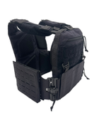 Плитоноска uaBRONIK (Plate Carrier) Закрытого типа GEN 2.0 панель Molle Черная