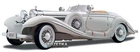 Автомодель Maisto (1:18) Mercedes-Benz 500 K Typ Specialroadster (1936) Macharadga (36055 white) Білий