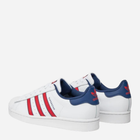 Trampki męskie ze skóry naturalnej adidas Originals Superstar IG4318 41.5 (7.5UK) Biały/Granatowy (4067886913042) - obraz 4