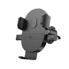 Автомобильный держатель автодержатель HOCO H18 Mighty one-button car holder air outlet Black (6942007601573)