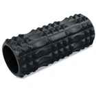 Ролер масажний циліндр (ролик мфр) заповнений піною 33см Grid Spine Roller EVA Zelart (d-13см, Чорний) (FI-5712_Чорний)