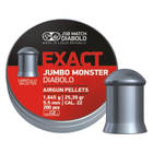 Кулі для пневматики JSB Diabolo Exact Jumbo Monster (5,5мм, 1,645г, 200 шт)