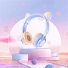 Наушники Hoco W36 Cat Ear Голубой