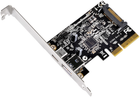 Karta rozszerzeń Silverstone SST-ECU03 PCI-Express 2.0 - USB 3.1 (4710007222966) - obraz 3