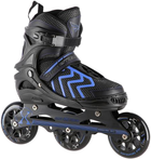 Rolki Nils Extreme Czarno-Niebieskie M 35-38 (5907695599299)