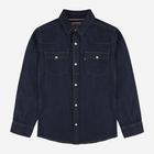 Koszula młodzieżowa chłopięca jeansowa Levi's 9E6866-D3C 10A 140 cm Granatowa (3666643024796) - obraz 1