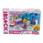 Конструктор Kids hits IBLOCK JUNIOR Дівчата, Ванна кімната Місяця, 204 дит, KH08/001/3