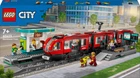 Конструктор LEGO City Трамвай і вокзал у центрі міста 811 деталей (60423)