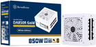 Zasilacz SilverStone DA850R Gold 850W White (SST-DA850R-GMA-WWW) - obraz 11