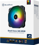 Кулер Silverstone Shark Force 160 ARGB Black (4710679814650) - зображення 14