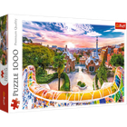 Пазли "Захід сонця над Барселоною (Іспанія)" (1000 елм.) 10711 (Trefl)
