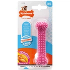 Жувальна іграшка Nylabone Puppy Chew Dental Bone кістка для цуценят, рожевий смак курки 9,5x2,5x1,9 см