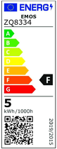 Лампа світлодіодна Emos Lighting 4.2W 4000K 220-240V GU10 Нейтральний білий MR16 (8592920056059) - зображення 3