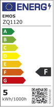 Лампа світлодіодна Emos Lighting 5W 2700K 220-240V E27 Теплий білий (8592920045497) - зображення 3