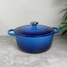 Кастрюля Le Creuset Signature Azure 5,3 л с крышкой (21177262002430)