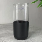 Набір із 4 склянок для води Villeroy & Boch Manufacture Rock 300 мл чорний (1137988260)