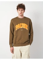 Світшот H&M M Хакі 0981416_PAUSE