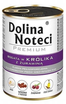 Mokra karma dla psów Dolina Noteci Premium Bogata w królika z zurawiną 24 x 400 g (5902921394044) - obraz 2