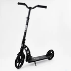 Самокат двоколісний "Best Scooter" з PU колесами, 1 амортизатором. Black (00076)