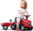 Трактор-каталка Falk Baby Massey Ferguson Tractor з причепом та аксесуарами Червоний (3016200024132) - зображення 6