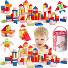 Klocki drewniane Classic World Wooden Blocks 100 elementów (6927049000041) - obraz 3