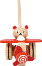 Іграшка-каталка Classic World Push Coco Plane Wooden (6927049015069) - зображення 5