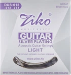 Струни Ziko DUS-012 Silver 12-53 Light