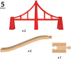 Zabawka Brio Podwójny podwieszany most dla kolei dziecięcej (7312350336832) - obraz 4
