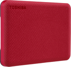 Жорсткий диск Toshiba Canvio Advance 1ТБ 2.5" USB 3.2 Red (4260557511282) - зображення 1