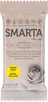 Пластика самозастывающая Smarta Неоново-желтая 100 г (8682923974464)
