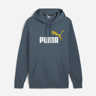 Bluza męska z kapturem Puma ESS+ 2 Col Big Logo Hoodie FL 58676418 M Granatowa (4067981446513) - obraz 6