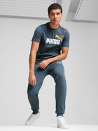 Спортивні штани чоловічі Puma ESS+ 2 Col Logo Pants FL 58676726 S Темно-сині (4067981390472) - зображення 3