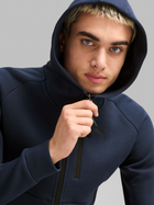 Спортивна кофта чоловіча Puma Tech FZ Hoodie 62438514 S Темно-синя (4067981326006) - зображення 5